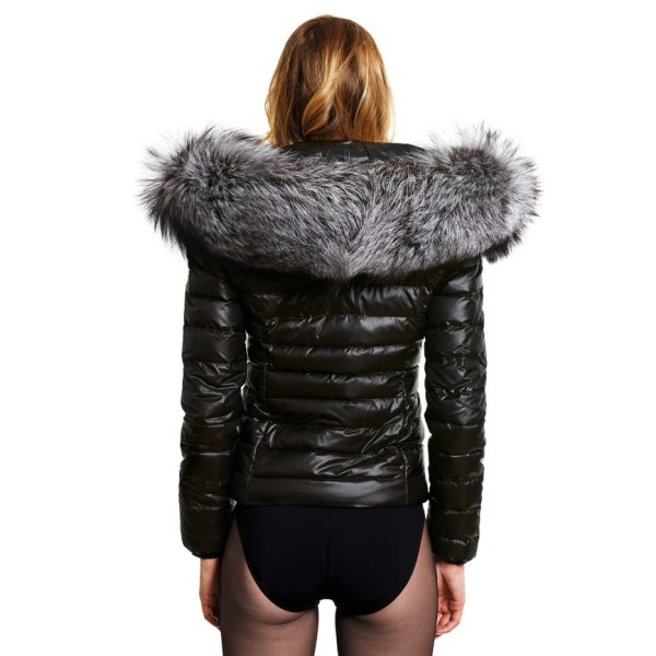 Silverfox Ladies Down Jacket with Fur Hood 