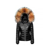 Down Jacket with Fur Hood winterjacket