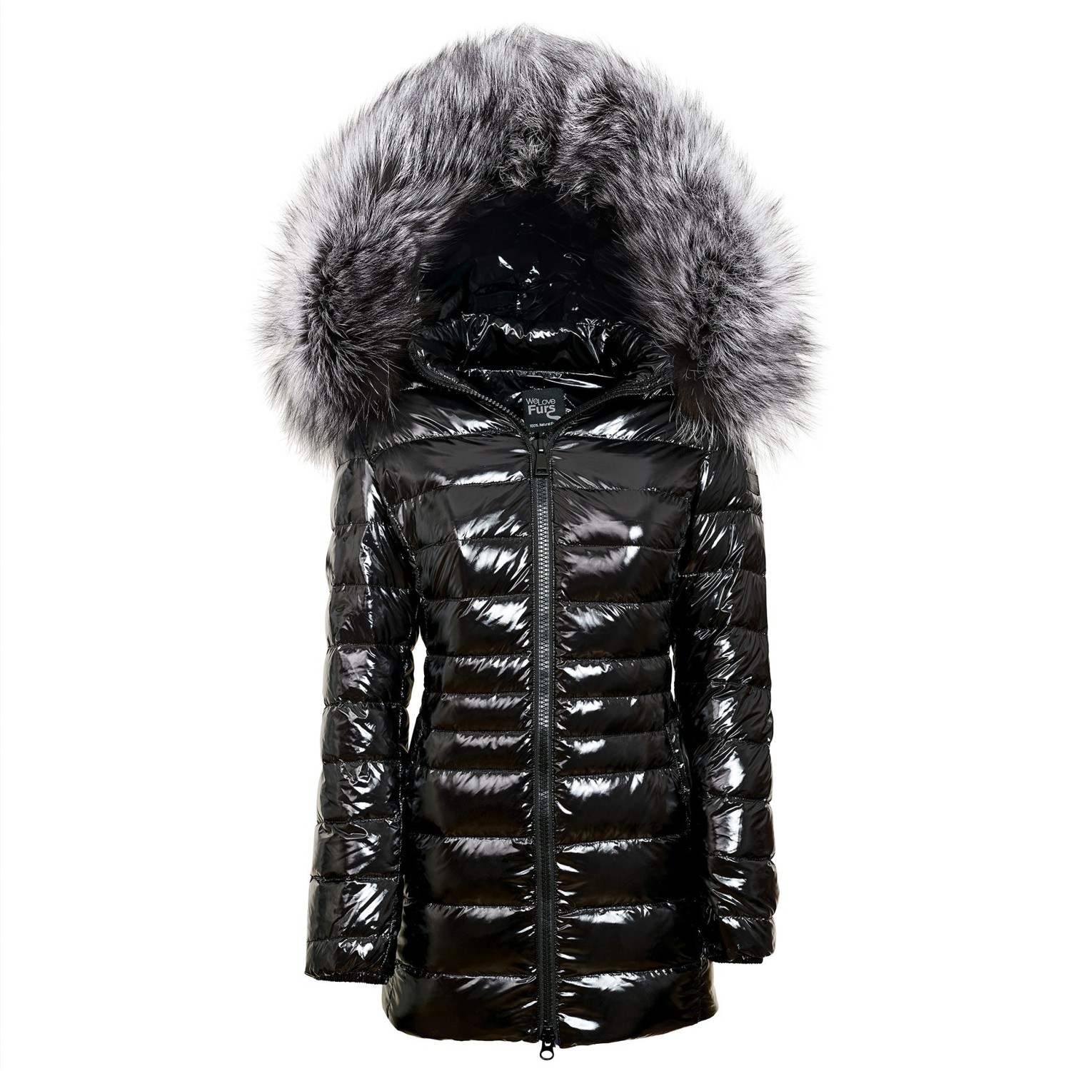 Puffer Coat with fur hood