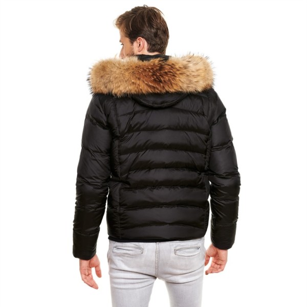 Men’s Down Jacket with Fur 