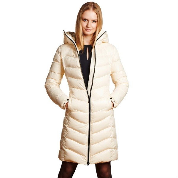 Long down coat with Fur Hood 