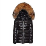 Down jacket with fur "YULIETTA"