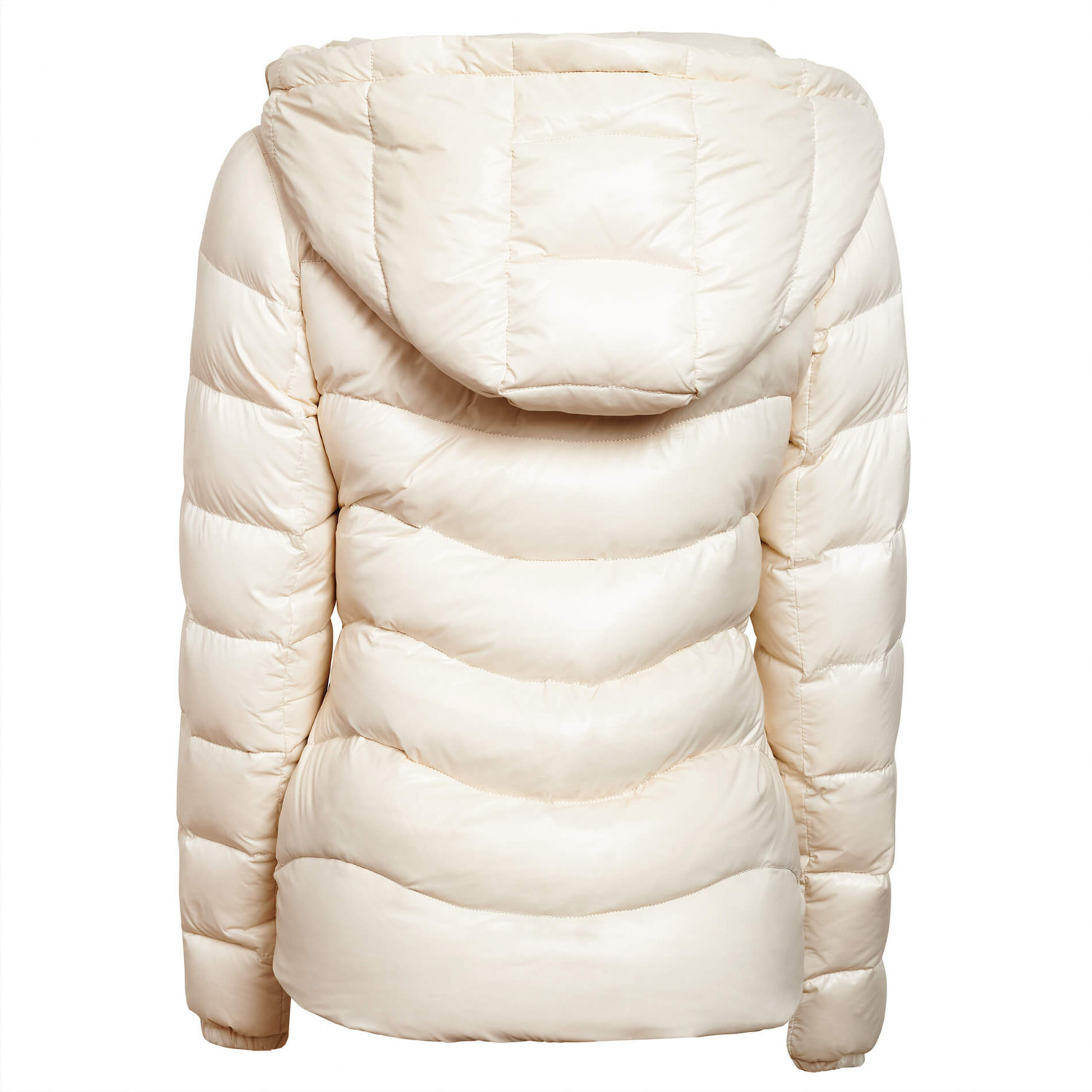 Puffer jacket with fur