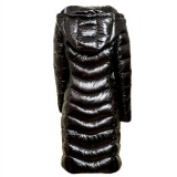 Long puffer coat “IceBlack“
