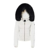 White puffer jacket “WhiteGold”