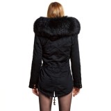 Winter jacket with faux fur PETITE