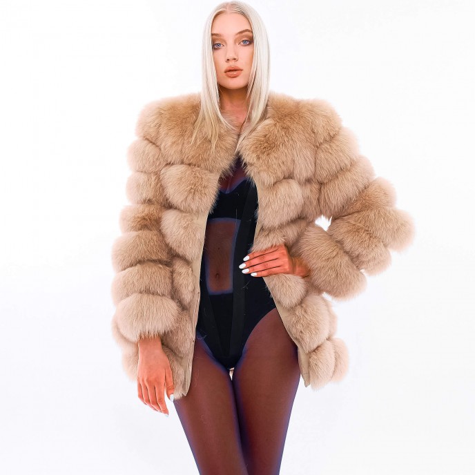 Fox Fur Jacket „Vogue“ in...