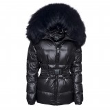 Down Jacket with Fur hood "ICONA"
