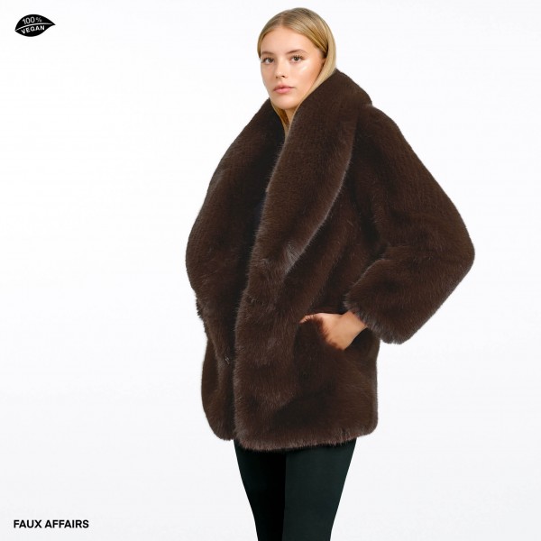 fake fur wintercoat