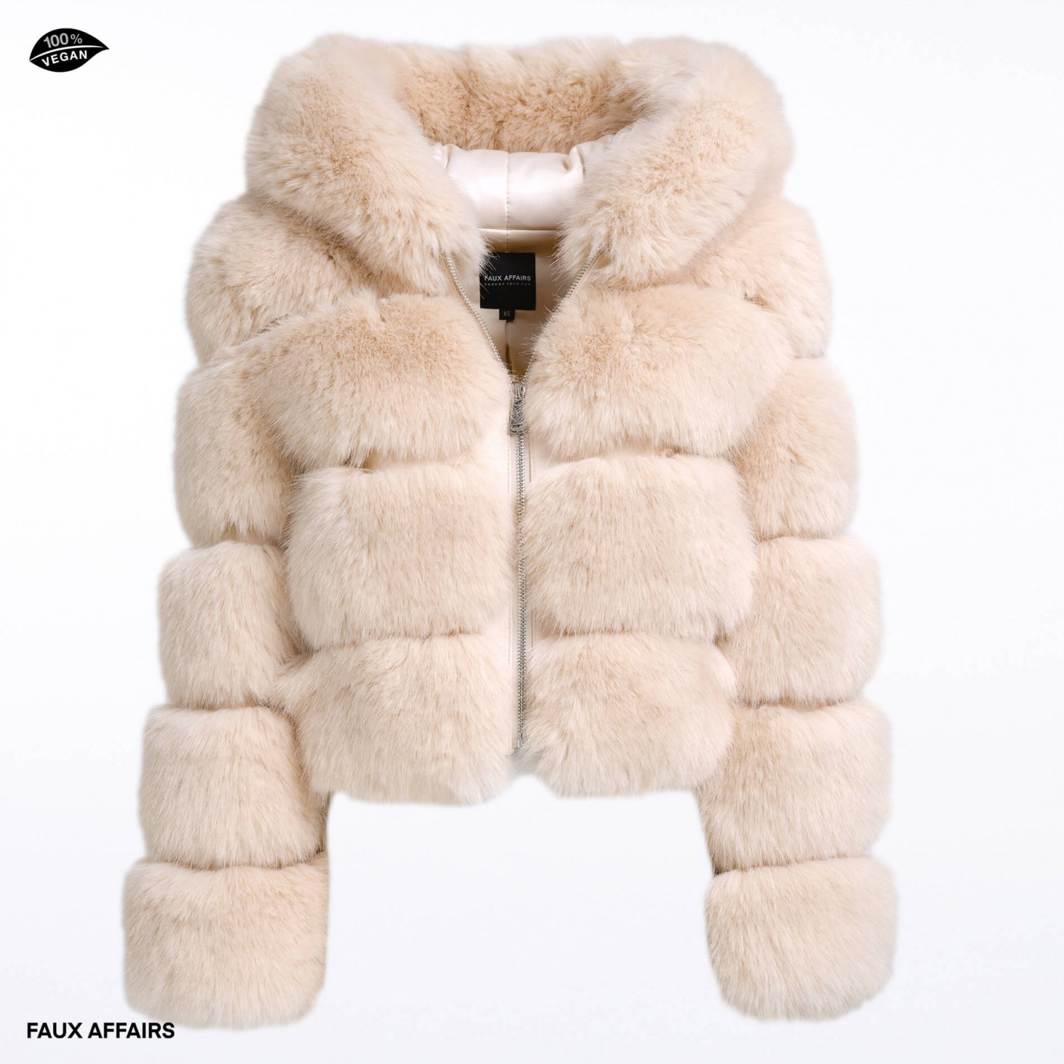 Faux Fur Jacket with hood