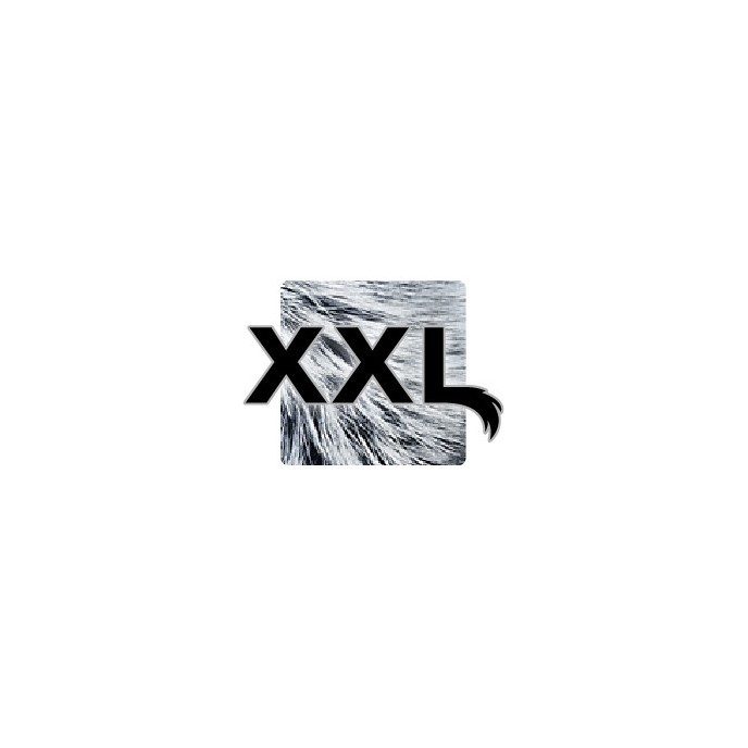XXL Fur Collar Silverfox