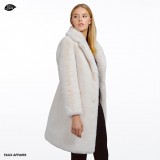 Fake Fur wintercoat white