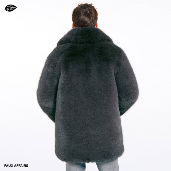 men´s fake fur jacket