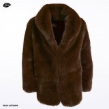 mens winterjacket fake fur