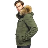 Men’s Army Jacket with fur “Capo“