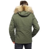 Men’s Army Jacket with fur “Capo“