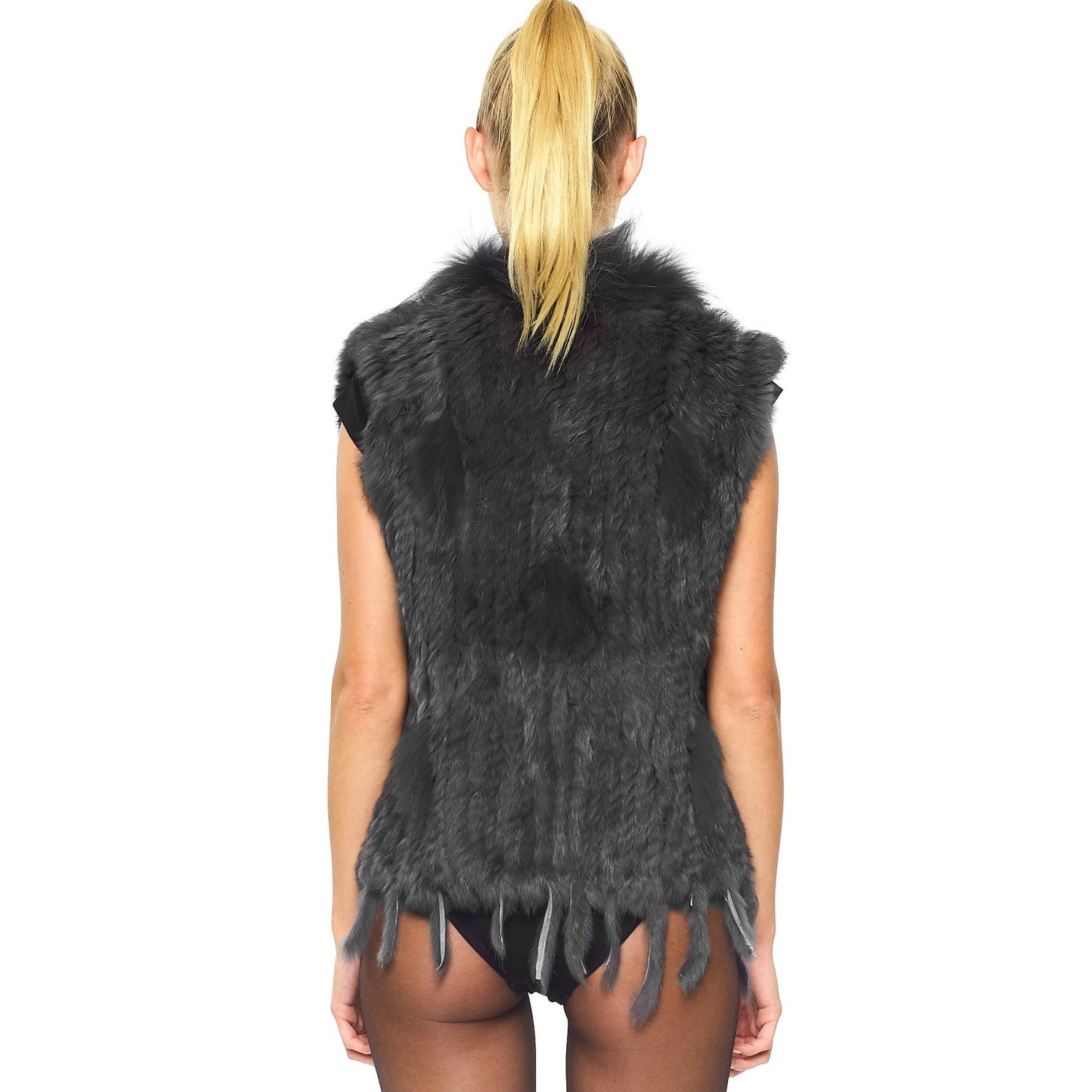 real fur vest