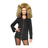 Jacket with fur hood "Icona"